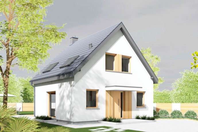 Maison en bois kit auto-construction en ossature bois Mini 14, 100 m2, 4 chambres