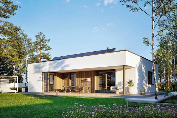 Maison en bois kit en ossature bois "MINI 25 MODERN +" 98...